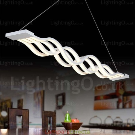 Lámpara colgante contemporánea moderna de 1 luz con pantalla acrílica Lámpara colgante contemporánea moderna de 1 luz con pantalla acrílica