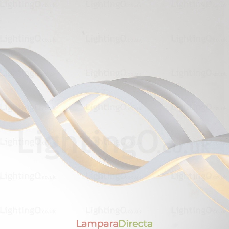 Lámpara colgante contemporánea moderna de 1 luz con pantalla acrílica