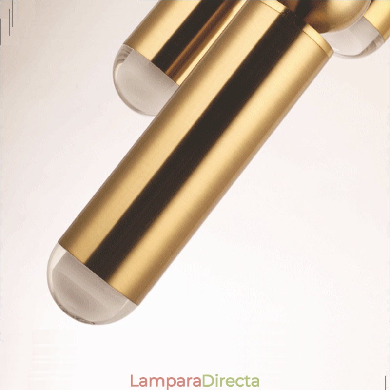 Lámpara colgante contemporánea moderna de 1 luz con pantalla acrílica