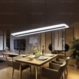 Lámpara colgante contemporánea moderna de 1 luz con pantalla acrílica