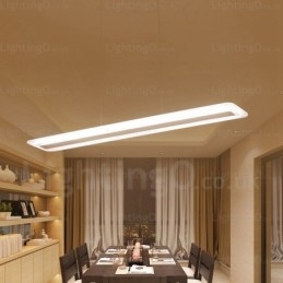 Lámpara colgante contemporánea moderna de 1 luz con pantalla acrílica