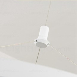 Lámpara colgante contemporánea moderna de 2 luces con pantalla acrílica