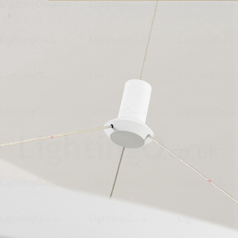 Lámpara colgante contemporánea moderna de 2 luces con pantalla acrílica