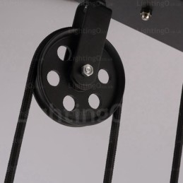 Lámpara colgante contemporánea moderna de 2 luces con pantalla de vidrio
