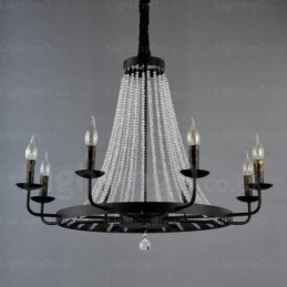 Lámpara colgante nórdica de 8 luces