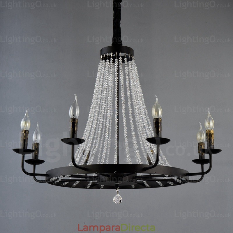 Lámpara colgante nórdica de 8 luces
