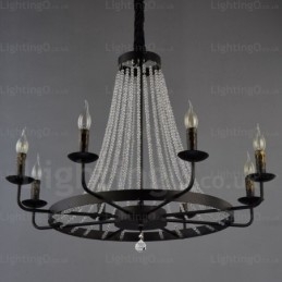 Lámpara colgante nórdica de 8 luces