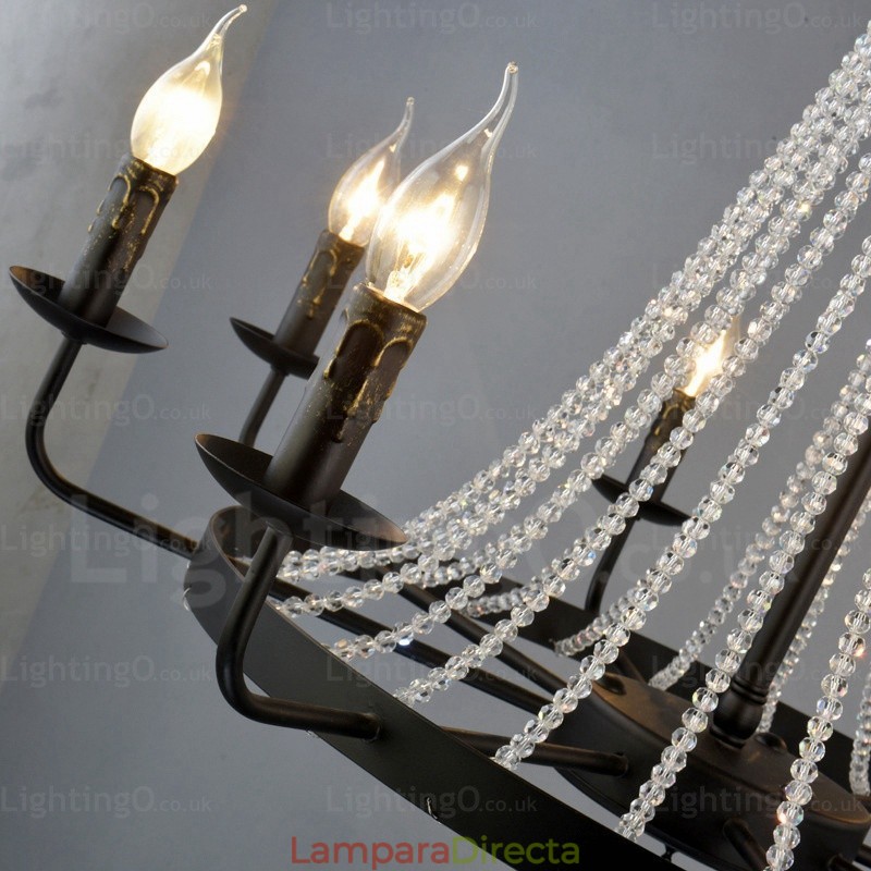 Lámpara colgante nórdica de 8 luces