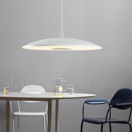 Lámpara colgante contemporánea moderna de 1 luz con pantalla de vidrio