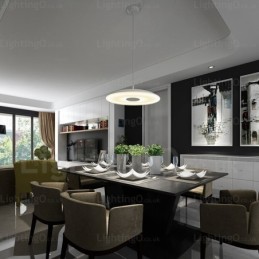 Lámpara colgante contemporánea moderna de 1 luz con pantalla de vidrio