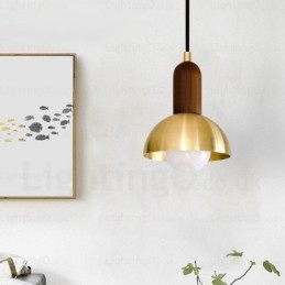 Lámpara colgante nórdica de 1 luz