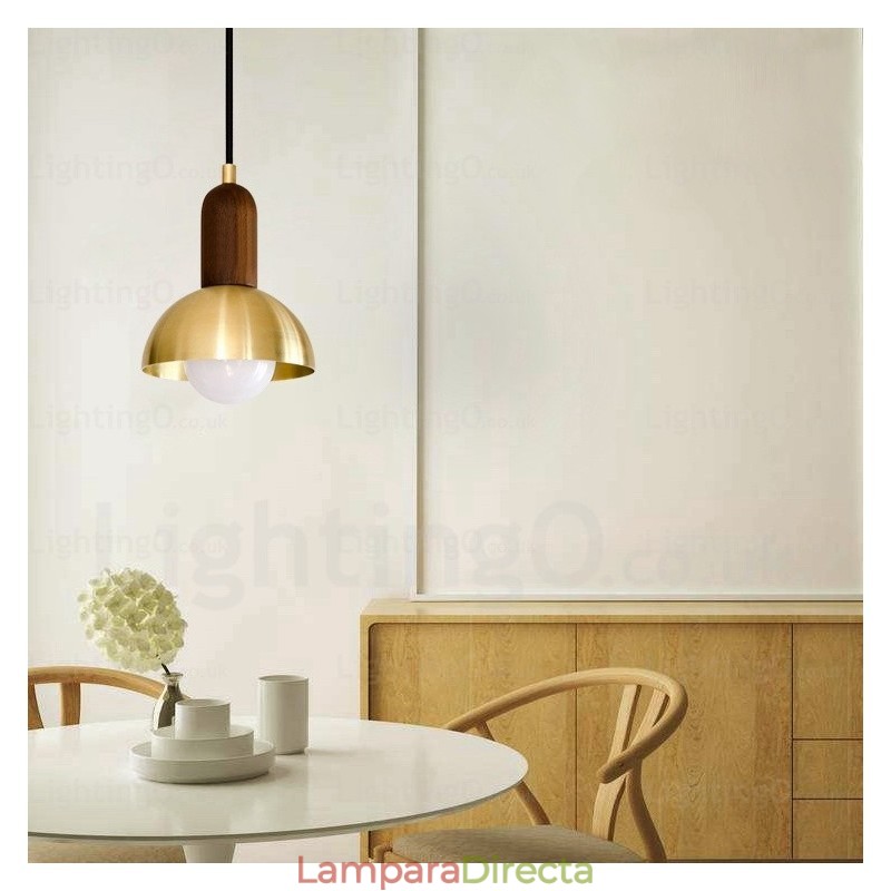 Lámpara colgante nórdica de 1 luz