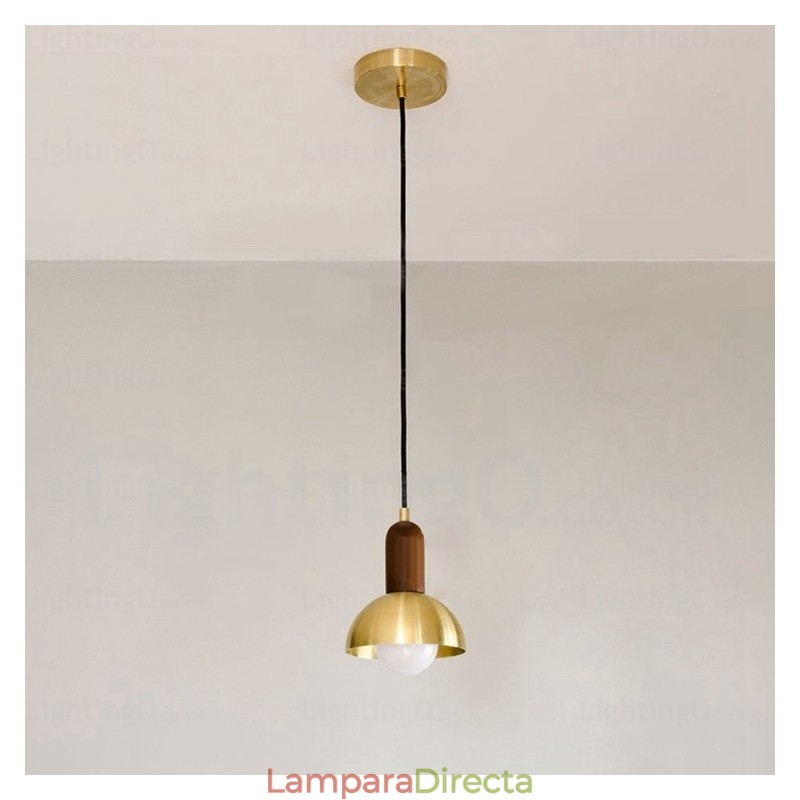 Lámpara colgante nórdica de 1 luz