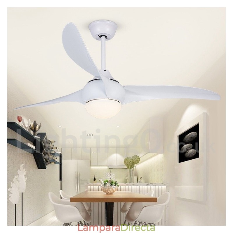 Ventilador de techo rústico estilo Lodge de 52"