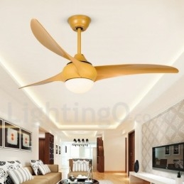 Ventilador de techo rústico estilo Lodge de 52"
