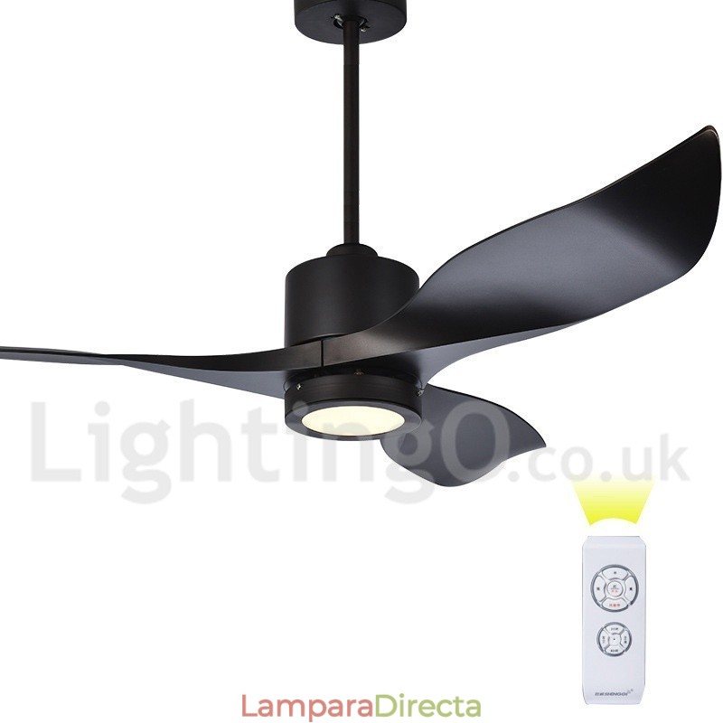 Ventilador de techo rústico estilo Lodge de 52"