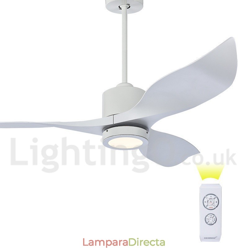 Ventilador de techo rústico estilo Lodge de 52"