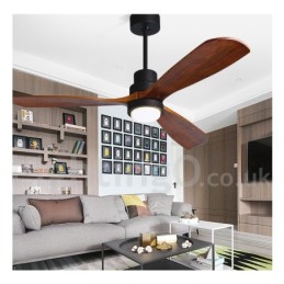 Ventilador de techo nórdico moderno y contemporáneo de 36", 42" y 52"