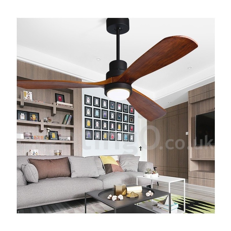 Ventilador de techo nórdico moderno y contemporáneo de 36", 42" y 52"