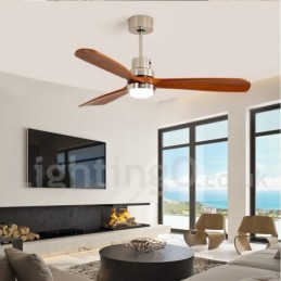 Ventilador de techo nórdico moderno y contemporáneo de 36", 42" y 52"
