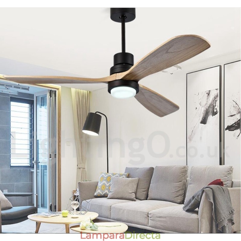 Ventilador de techo contemporáneo moderno nórdico de 42" y 52"
