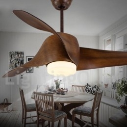 Ventilador de techo moderno y contemporáneo de estilo europeo de 52"