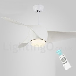 Ventilador de techo moderno y contemporáneo de estilo europeo de 52"