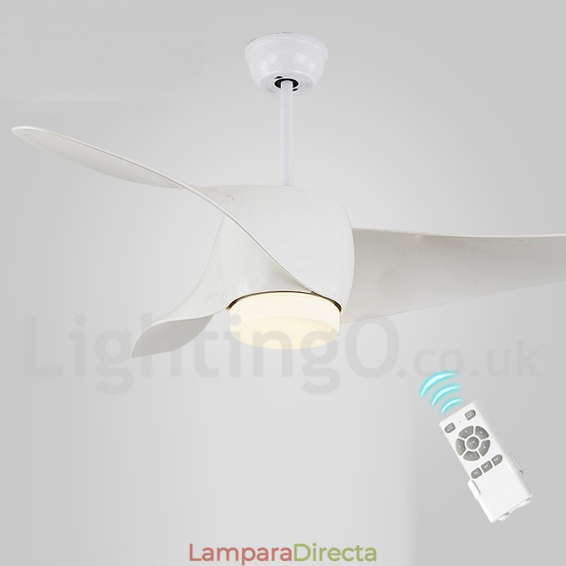 Ventilador de techo moderno y contemporáneo de estilo europeo de 52"