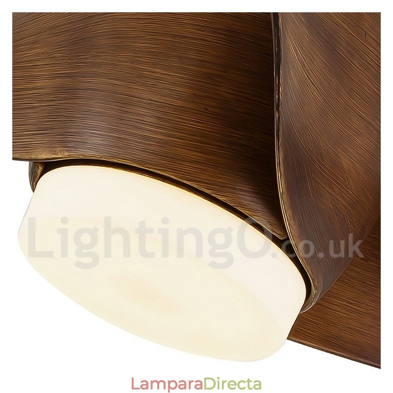 Ventilador de techo moderno y contemporáneo de estilo europeo de 52"