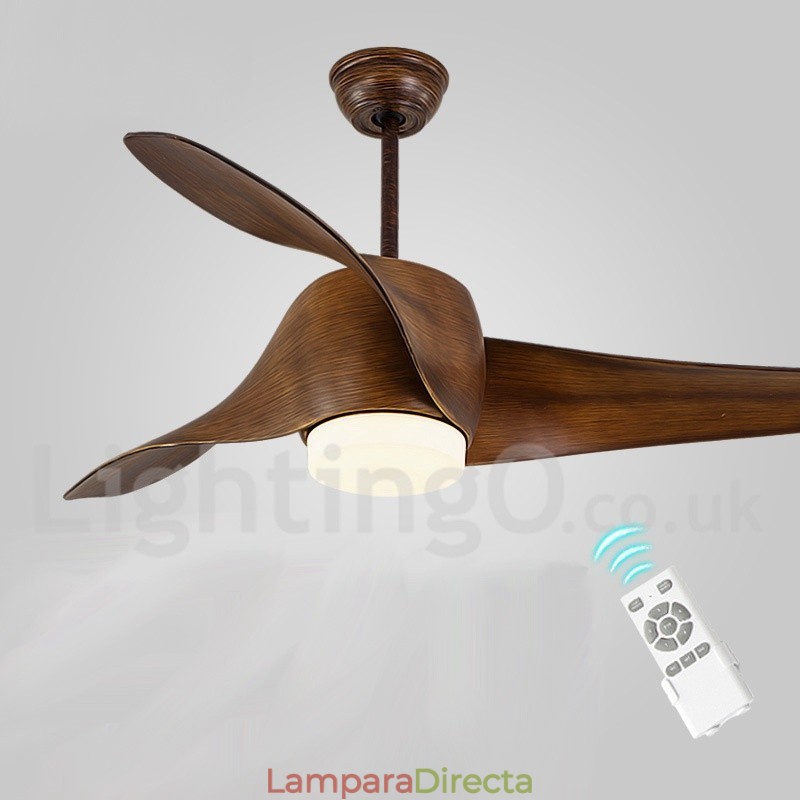 Ventilador de techo moderno y contemporáneo de estilo europeo de 52"