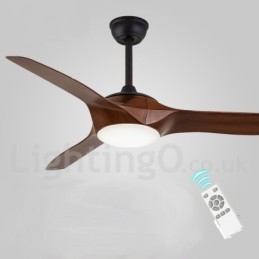 Ventilador de techo moderno y contemporáneo de estilo europeo de 52"