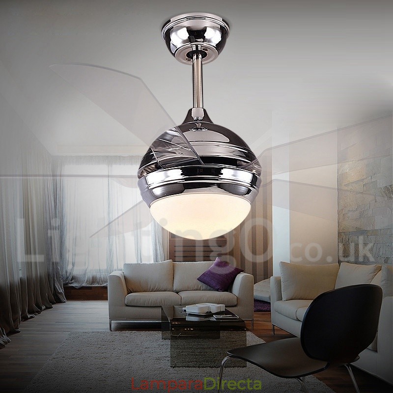 Ventilador de techo moderno y contemporáneo de estilo europeo de 52"