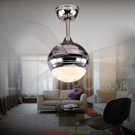 Ventilador de techo moderno y contemporáneo de estilo europeo de 52"