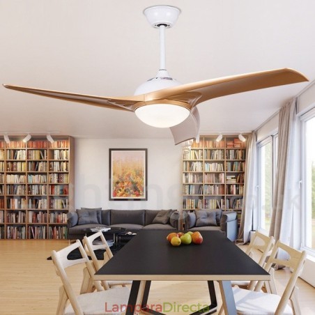 Ventilador de techo moderno y contemporáneo de estilo europeo de 52"