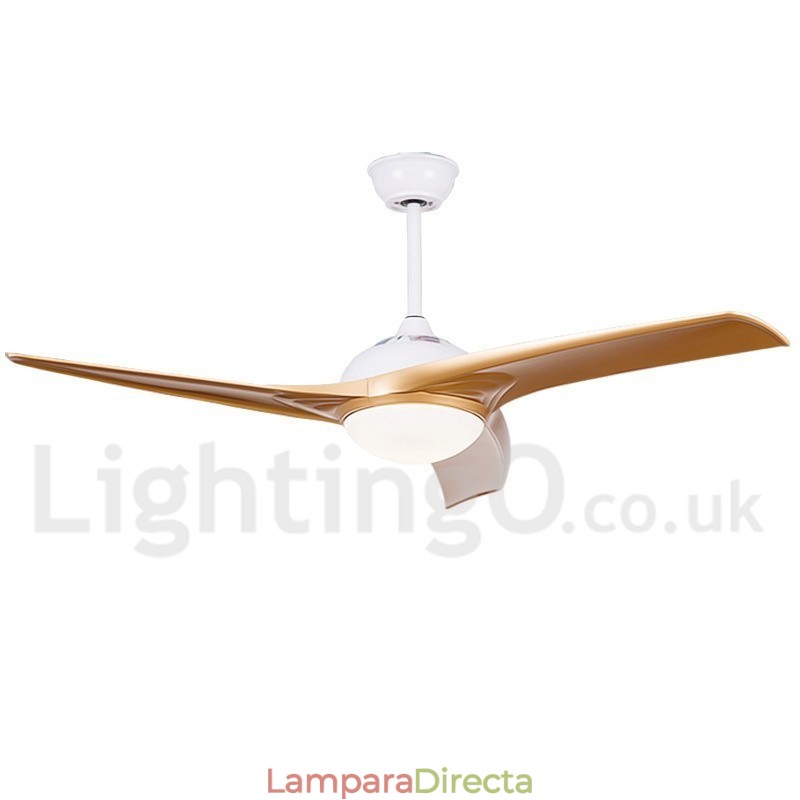 Ventilador de techo moderno y contemporáneo de estilo europeo de 52"