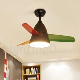 Ventilador de techo moderno y contemporáneo de 26"