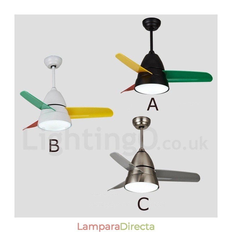 Ventilador de techo moderno y contemporáneo de 26"