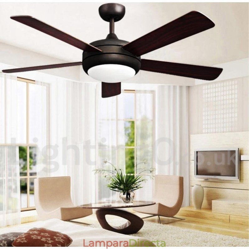 Ventilador de techo vintage estilo europeo de 52"