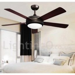Ventilador de techo vintage estilo europeo de 52"