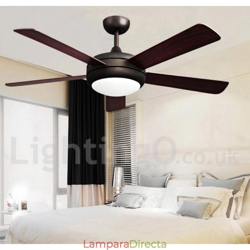 Ventilador de techo vintage estilo europeo de 52"
