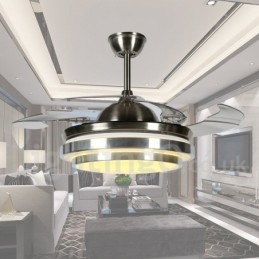 Ventilador de techo moderno y contemporáneo de estilo europeo de 36"