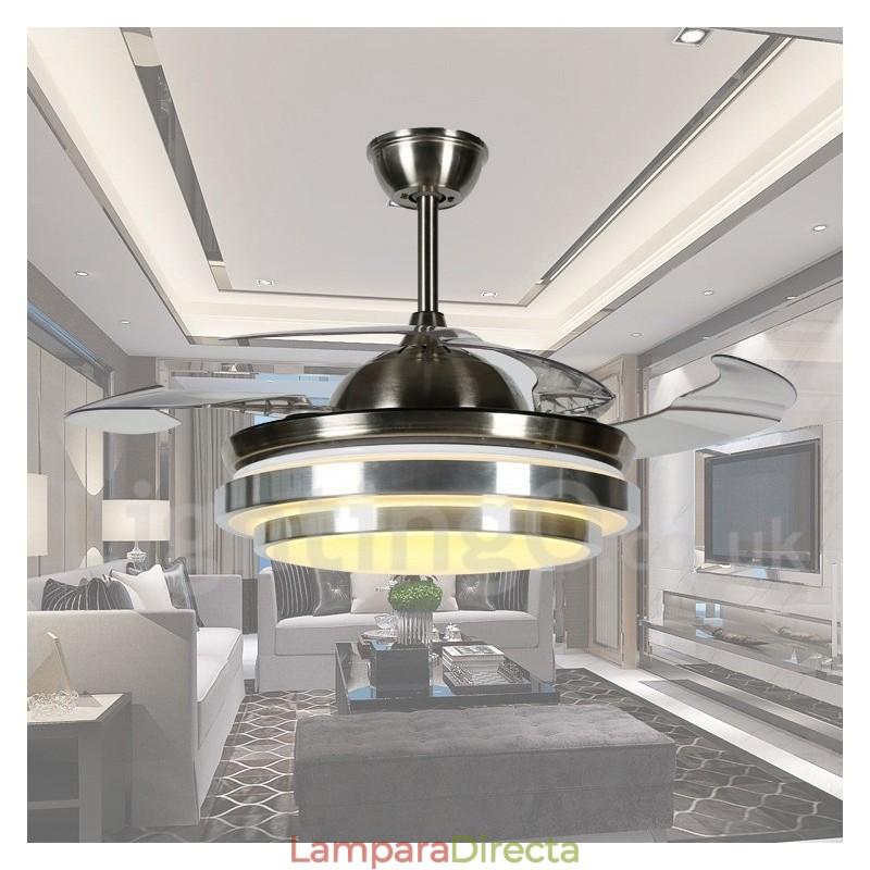 Ventilador de techo moderno y contemporáneo de estilo europeo de 36"