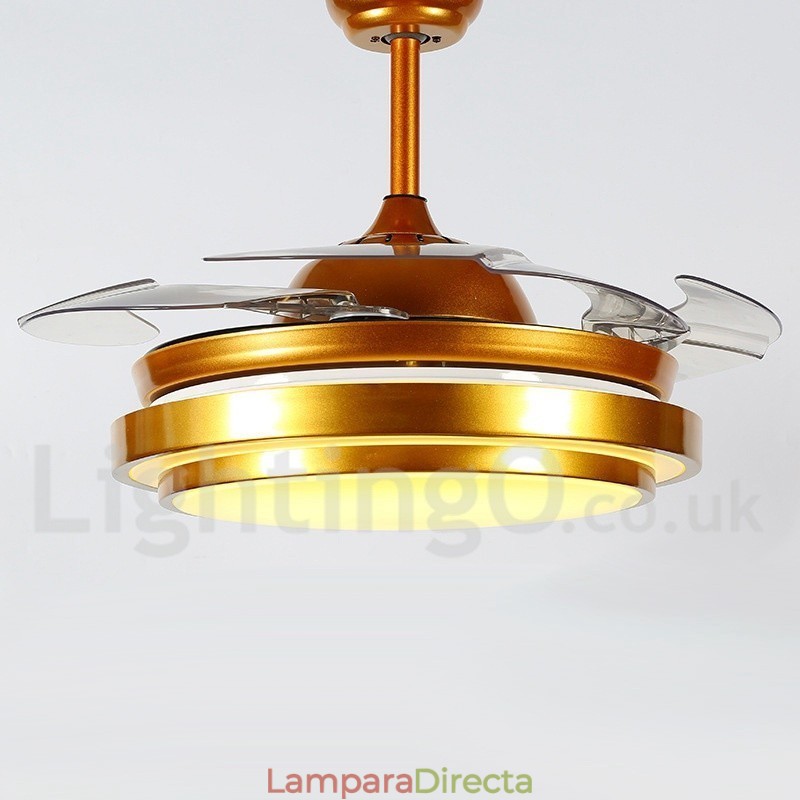Ventilador de techo moderno y contemporáneo de estilo europeo de 36"