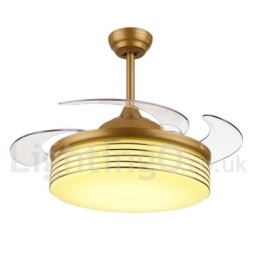 Ventilador de techo moderno y contemporáneo de estilo europeo de 36"