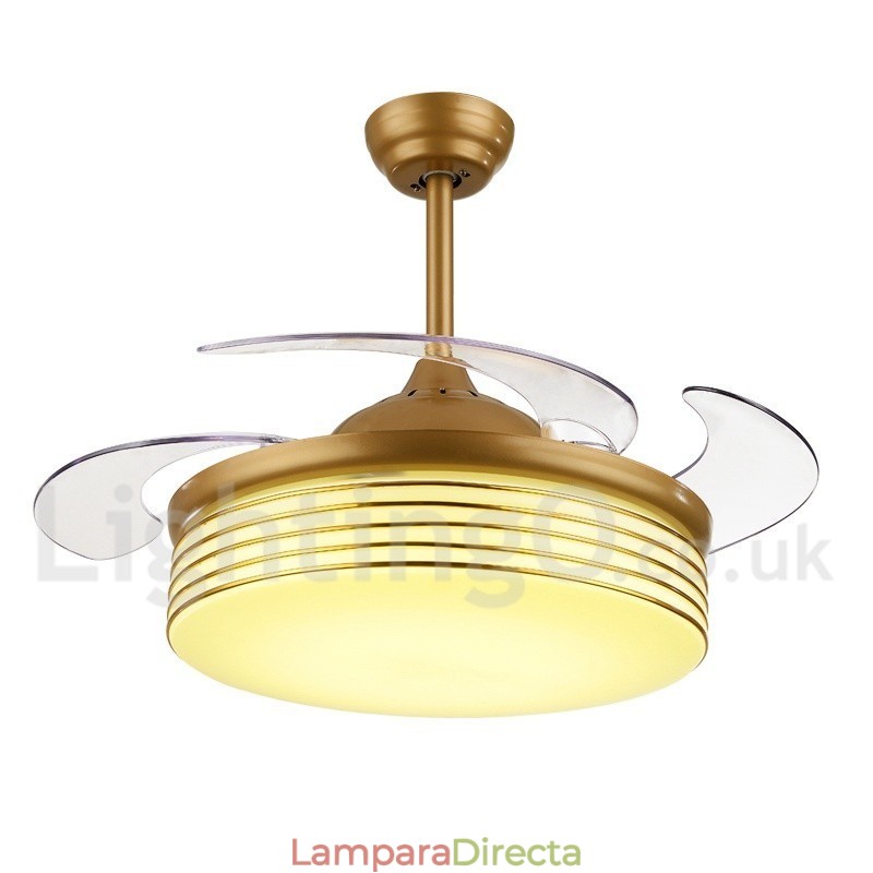 Ventilador de techo moderno y contemporáneo de estilo europeo de 36"