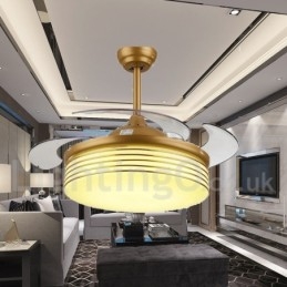 Ventilador de techo moderno y contemporáneo de estilo europeo de 36"