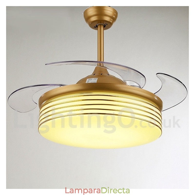 Ventilador de techo moderno y contemporáneo de estilo europeo de 36"