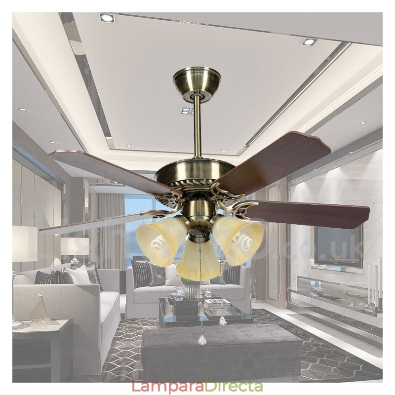 Ventilador de techo moderno y contemporáneo de 42"