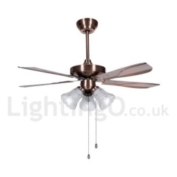Ventilador de techo moderno y contemporáneo de 42"
