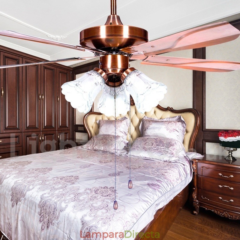 Ventilador de techo moderno y contemporáneo de 42"